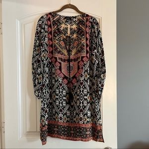 Tolani 100% Silk Tunic Dress